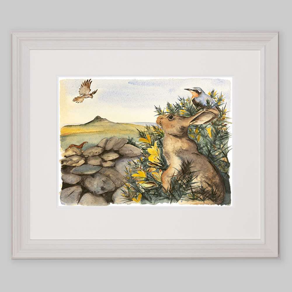 Jackie-Morris-Lost-spells-hare-framed-white Jackie-Morris-Lost-spells-hare-framed-white