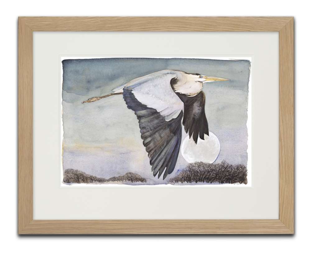 Heron In Flight by Jackie Morris - The Lost Words