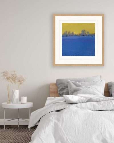 Winter Moon By Paul Evans Framed Oak
